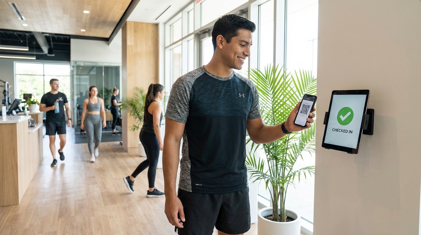 Check-in para gimnasios