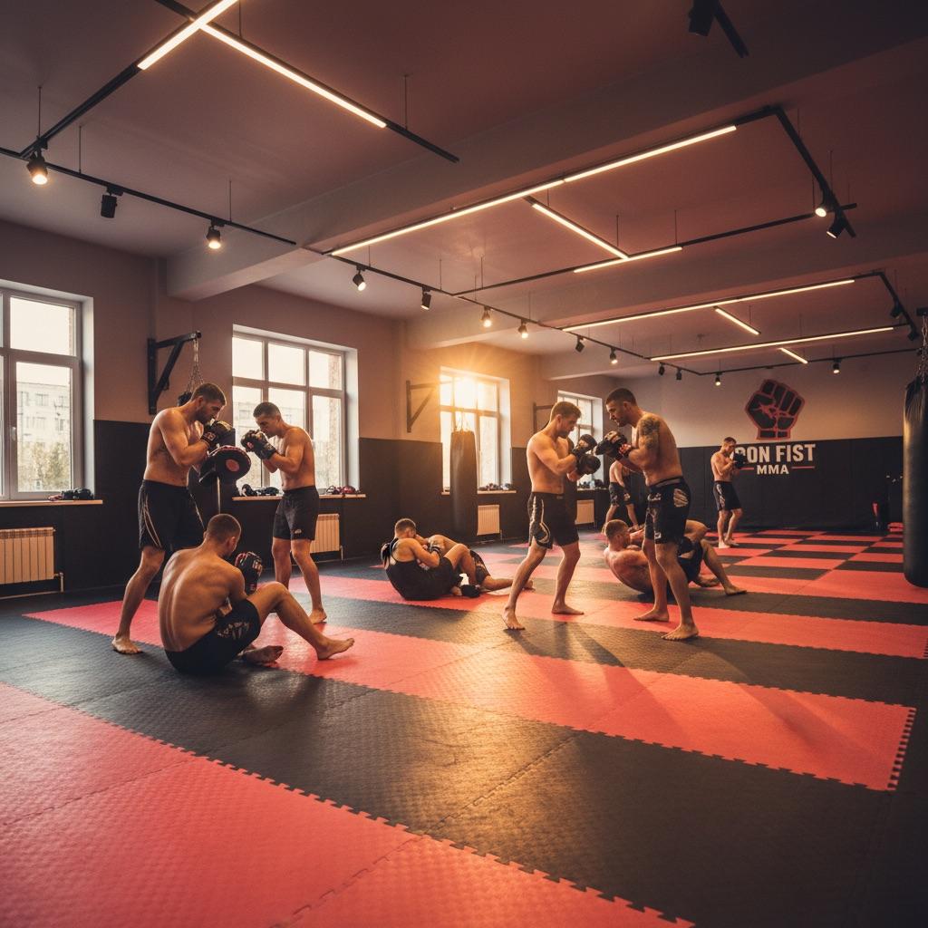 Academia de artes marciales moderna administrada con wstudio.app